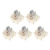 45Pcs Mechanical Keyboard Switches Waterproof Backlight Silent Linear Mechanical Key