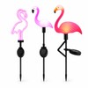 Solar Flamingo Garden Lights for Outdoor Pathway Decor – Waterproof