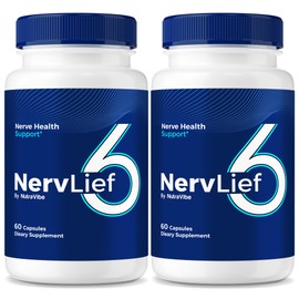 (2 Pack) NervLief 6 – Advanced NervLief6 Formula with a Premium Natural Blend to Help Support Nerve Health, Comfort & Everyday Mobility | Just Take 2 Easy-to-Swallow Pills Daily (120 Capsules)