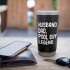 Husband Dad Pool Guy Legend Stainless Steel Insulated Tumbler