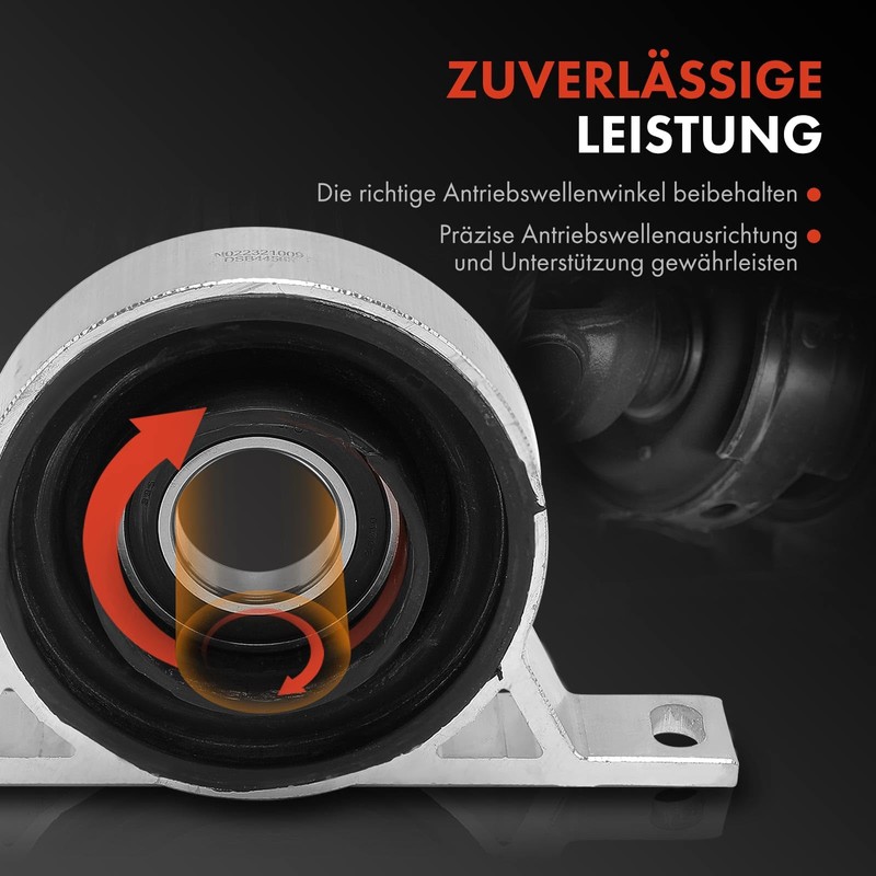 Frankberg Drive Shaft Support Bearing with Ball Bearing Compatible with