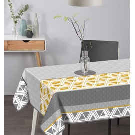 Venilia Tianoa Printed Tablecloth, Table Linen, Table Decoration, Non-Iron, Polyester, Rectangular, 1.5 x 3 m, 59513