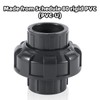 1" PVC Union Pipe Fitting, Schedule 80 Slip Socket Connector