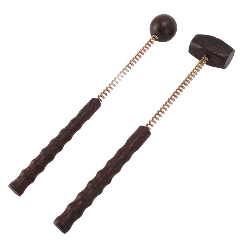 2pcs Percussion Ball Hammer Massager Chicken Wings Wood Reduce Fatigue
