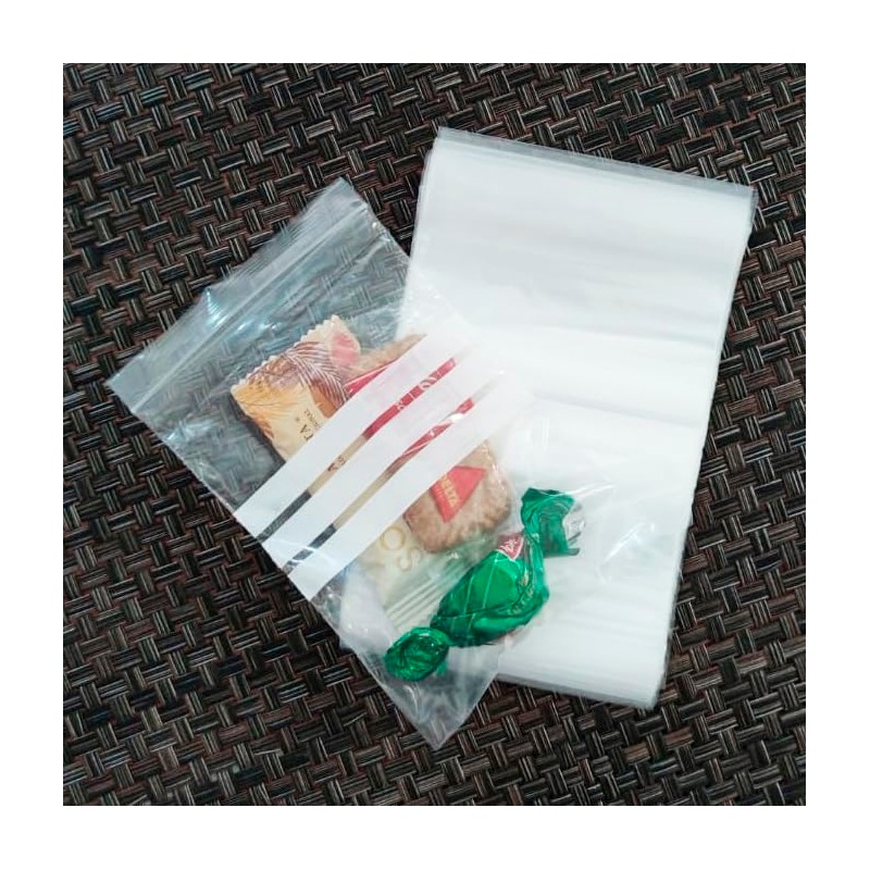 Transparent Plastic Zip Closure Bags Airtight Bags for Toys, Jewellery,