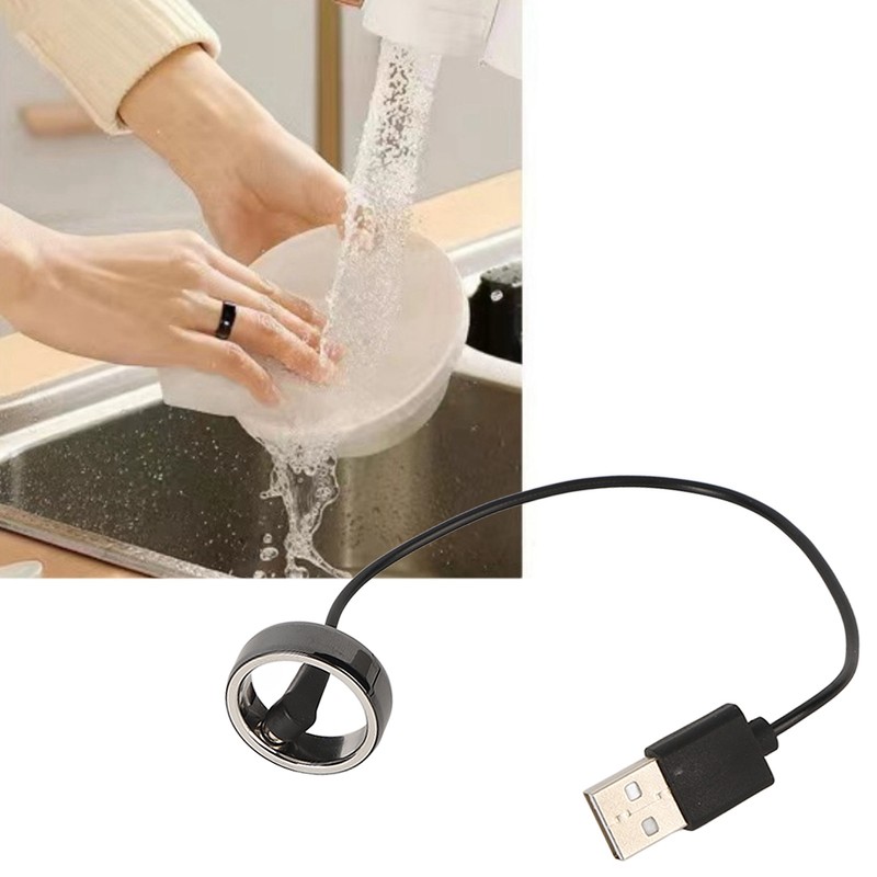 Mobile Phone BT Connection Smart Ring Health Tracker Rechargeable Waterproof