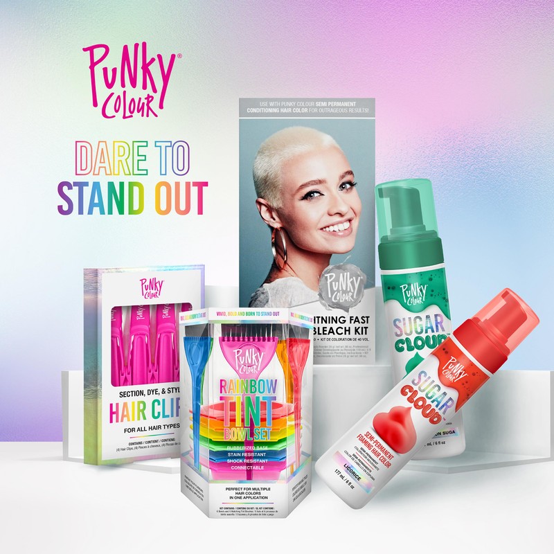 Punky Colour Hair Clips for Styling – Strong Grip, Non-Slip,