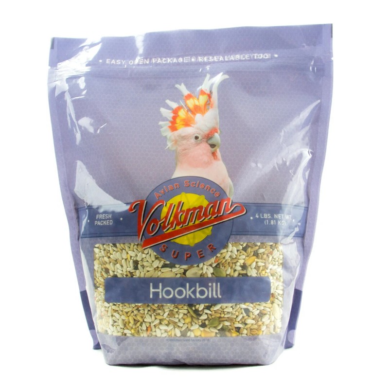 Volkman Avian Science Super Hookbill Bird Seeds 4lbs (1 Bag)