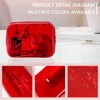 TotePrint Clear PVC Toiletry Bags in 1 Bright Colours Large