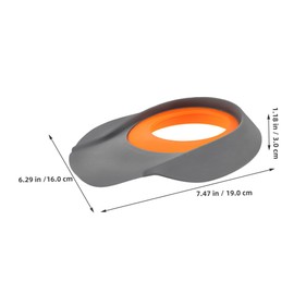 Kisangel 3pcs Golf Training Aid Putting Cup for Realistic Practice Portable Grey Putter Plate Mimics Conditions Golf Accessories for Office and Home Use