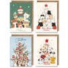 WBdesignz Set of 3 Christmas Cards with Envelope - Merry