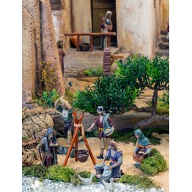 Triciclo Editores Nativity Scene Figures Delprado J.L.Mayo Wood Chipper Series 11 cm BEL007