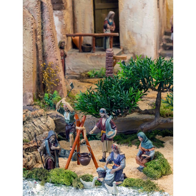 Triciclo Editores Nativity Scene Figures Delprado J.L.Mayo Wood Chipper Series