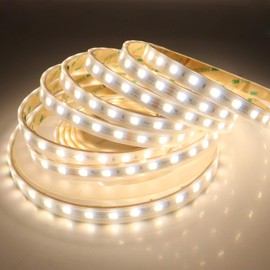 LEDENET Tunable White LED Strip Lights Adjustable Color Temperature Warm White 2700K to Cold White 6500K 24V 60W SMD 5050 300LEDs Lighting Waterproof IP67 UL Listed