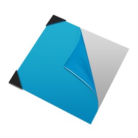 1Qty 6061 T651 Aluminum Sheet Metal 12" x 12" x 1/8" (3mm) Rectangle Aluminum Metal Plate Covered with Protective Film, 3 MM 6061 Aluminum Sheet Plate Flat Plain Plate for DIY