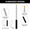 Risipu 8.2FT Telescopic Flag Pole,Stainless Steel Handheld Portable Extendable Retractable