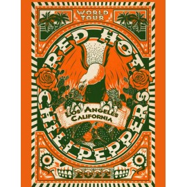Unbranded Red Hot Chili Peppers Orange Poster