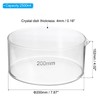 PATIKIL 2500ml Crystallizing Dish, Borosilicate Glass Crystallizing Dished with Spout
