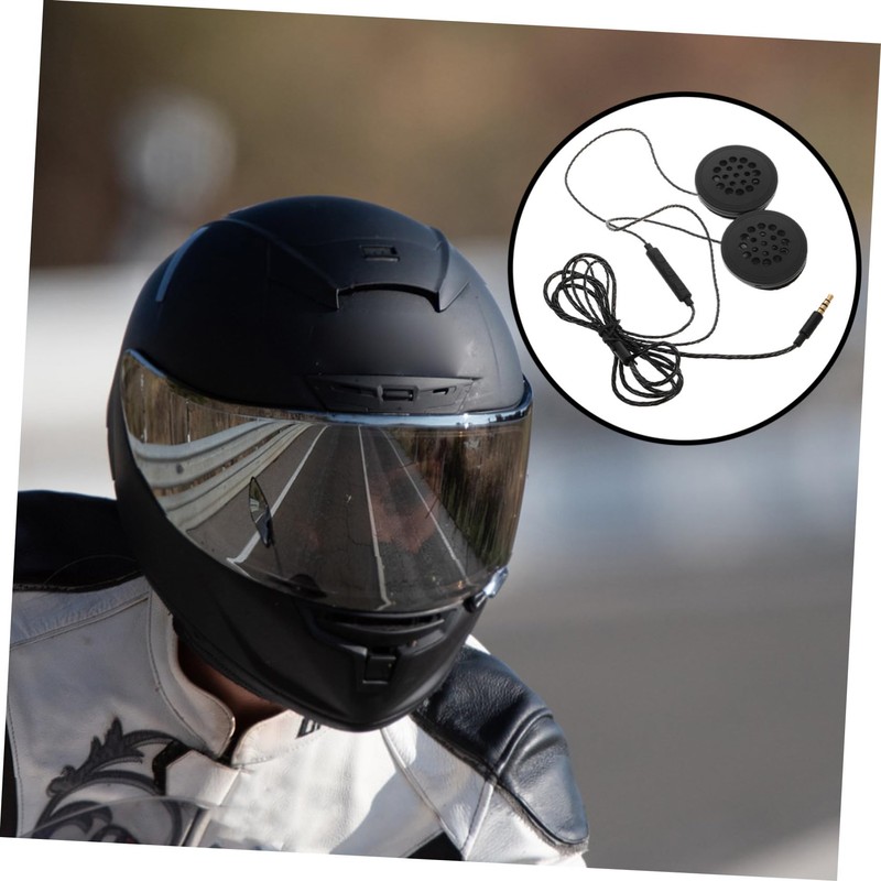 LALAFINA High Fidelity Motorcycle Hardhat Headset for Outdoor Sports Ergonomic