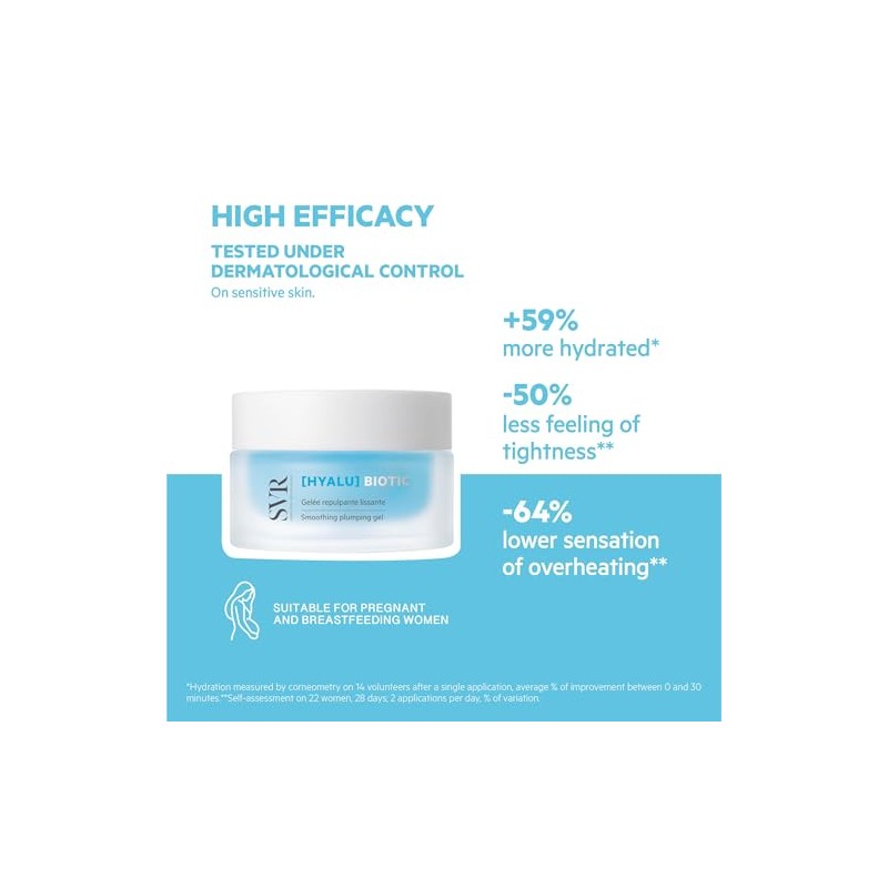 SVR Biotic HYALU Refill Gel Hidratante Anti-Edad con Ácido Hialurónico,