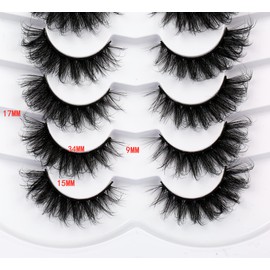 Pooplunch False Eyelashes Cat Eye Fluffy Lashes Russian DD Curl Extension Volume Foxy Eye Lifting Look Faux Mink Fake Eyelashes 7 Pairs Pack