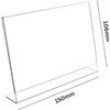 My Shopfittings Slant Back Acrylic Sign Holder A6, Landscape Frame