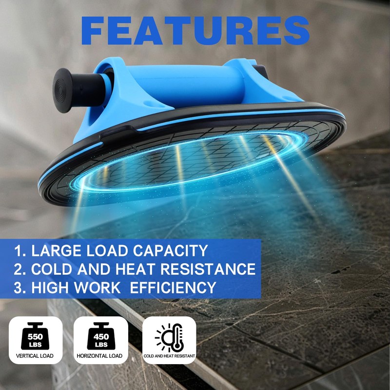 Upgraded 2-Pack 9.8" Heavy Duty Vacuum Suction Cup - 350
