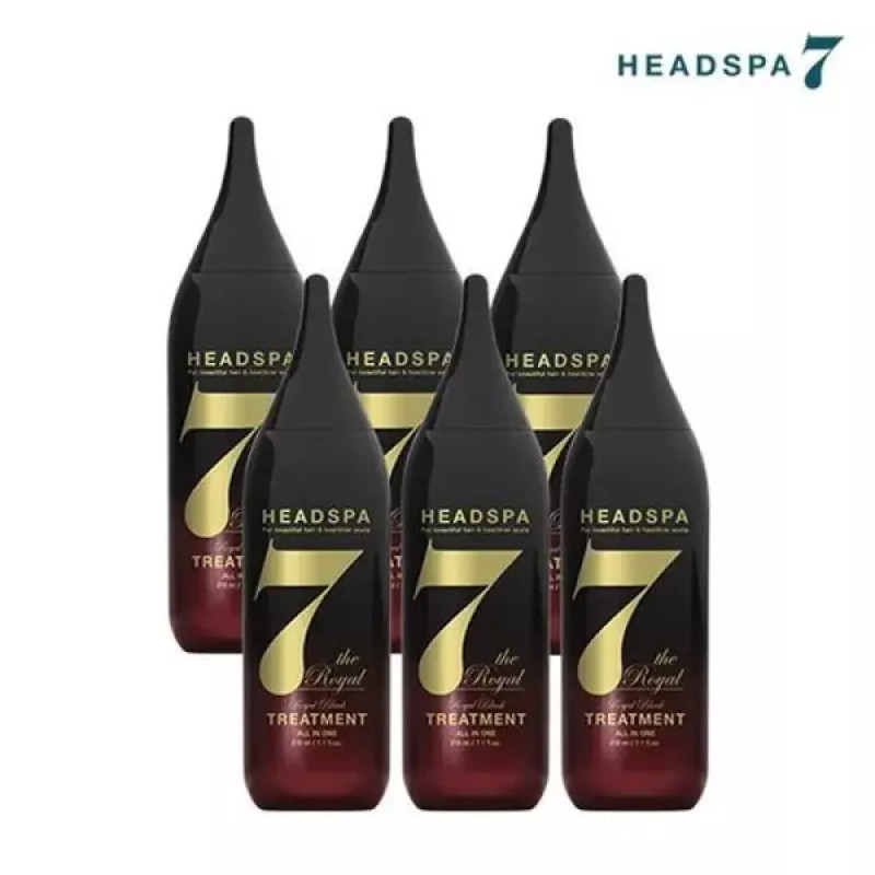 Headspa7 [헤드스파7] 로얄블랙 트리트먼트 210mlx6 [Head Spa 7] Royal Black