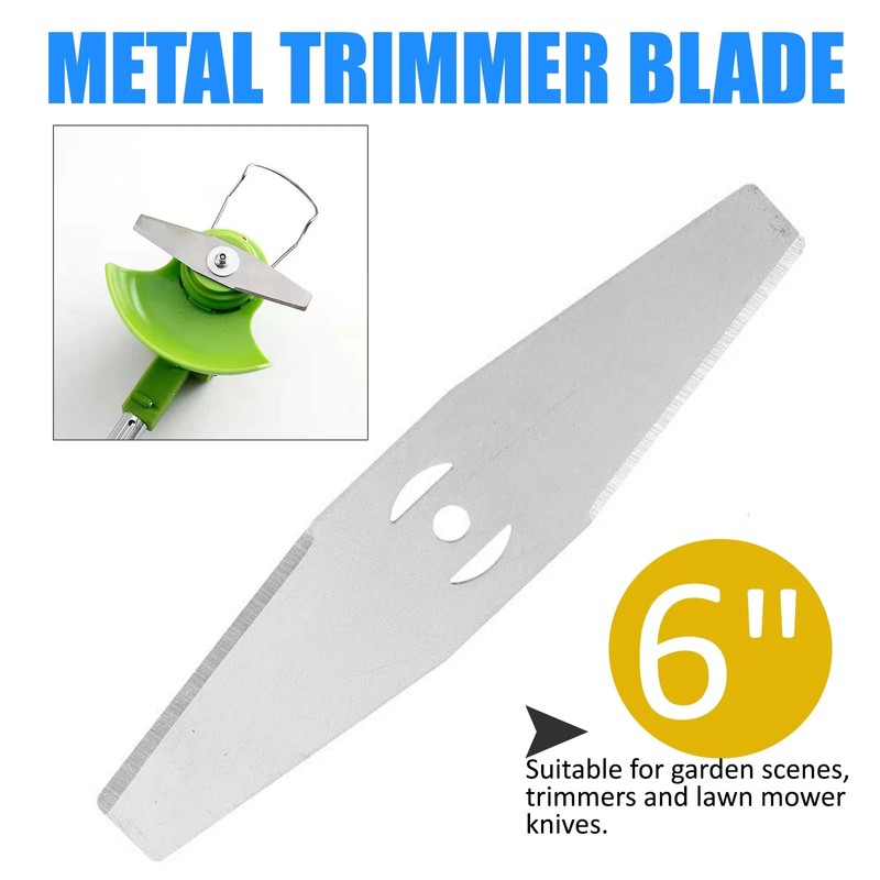Replace Trimmer Blades, 6 Pcs, Suitable Cordless Grass Trimmer