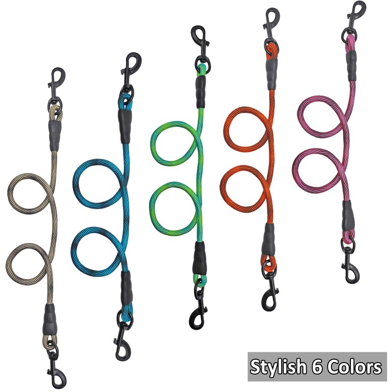 BTINESFUL 3FT Dog Tie Down, Nylon Rope Short Dog Tether