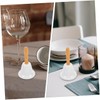 Levemolo 2pcs Metal Handbell Jingle Bells Ring Bell for Restaurant