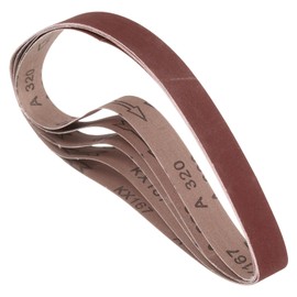 Kozelo 6 Pcs Sanding Belts 2 x 36 Inch 320 Grit Aluminum Oxide Abrasive Sandpaper for Belt Sander Metal Grinding Wood Working Weld Rust Removal