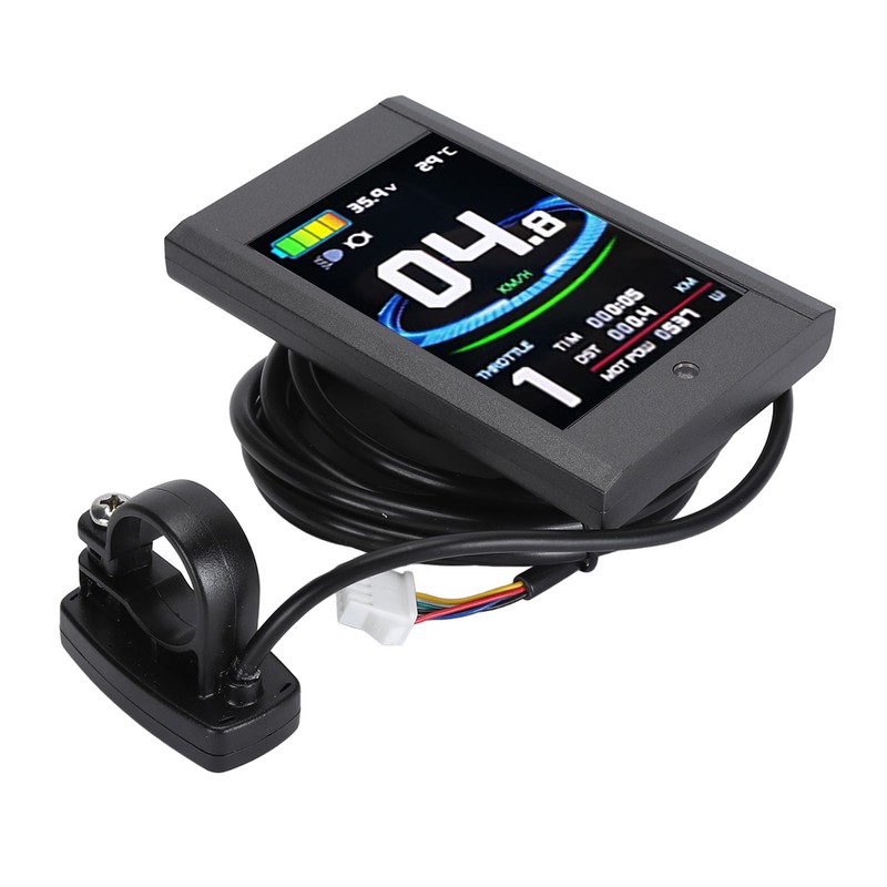 Bike Display Panel Waterproof Colorful Portable 5 Pins 24V 36V