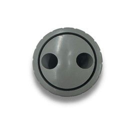 Discount Pool Mart DPM Heavy-Duty Pro Rotating Therapy Massage Inlet Jet for Spa | Made in USA | Inlet Rotating Fitting 1 1/2" MIP Thread for Inground Swimming Spa (1 Pack, Gray)