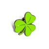 Mainly Metal Green Enamel Pin Badge Brooch Lucky Irish Shamrock