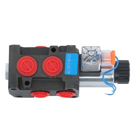findmall DVS6 6-Port Hydraulic Solenoid Diverter Valve - 1/2 BSP, 12V DC, 13 GPM (50L/min), Selector Control Valve