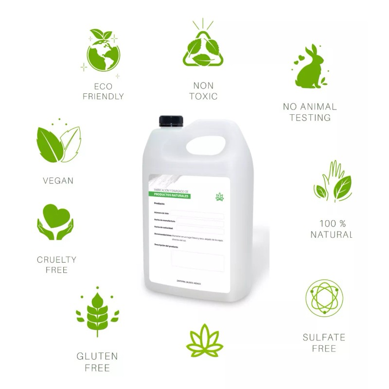 Beohemp Bloqueador Solar Vegano Biodegradable A Granel (1 Galón)