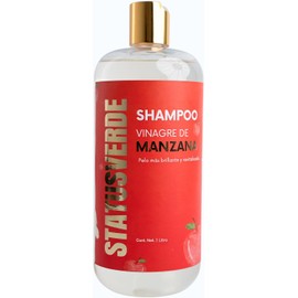 shampoo para cabello de Vinagre de manzana, 1 l, para limpieza profunda, hidratación, brillo,sedosidad y estimulación del crecimiento del cabello.