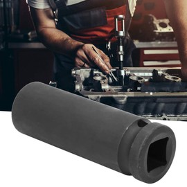 Dados de Impacto Métricos, Dados de Impacto de 1/2 Pulgadas, Dados Profundos, Dados de 6 Puntas, Construcción Resistente, Juego de Dados con Impulsor de 1/2 Pulgadas Impacto (17MM)