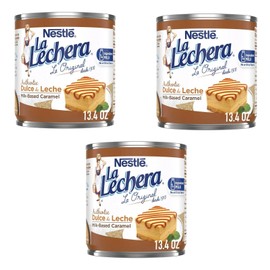 Nestlé La Lechera Dulce de Leche Milk-Based Caramel - 3-Pack (13.4 oz Cans)