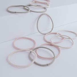 PARSA Beauty Nature Love Bamboo Viscose Hair Bobbles - Organic Beauty Hair Scrunchie in 3 Different Colours - Hair Styling Accessory Vegan and Sustainable - Hair Scrunchie for Different Hair Types