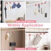 Shower Curtain Hooks Decorative Bow Tie Knot Shower Curtain Rings