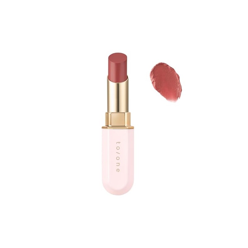 to/one (tone) Color Blossom 16 Candy Rose Lipstick, Natural Ingredients,