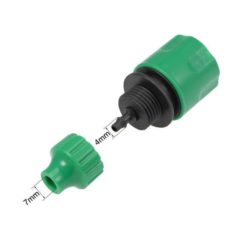 sourcing map Quick Connector Hose Pipe Adapter Fitting 4mm Inner