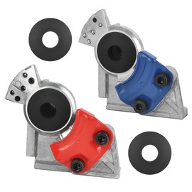 Jtron 1 Pair 37 Degree Angle Glad Hand with 2pcs Rubber Seals Emergency Service Gladhands Handshake Kit Trailer Glad Hand Brake Air Hose Coupling Connector for Truck Tractor Semi Trailer RVS