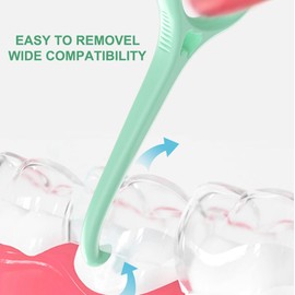 2-Pack Aligner Removal Tool with Aligner accessories Removable Braces Retainers, Dentures Removal Tool Personal Orthodontic Supplies