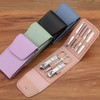 8-piece nail clipper set, foot nail care, toenail clipper set, nail care set Black/onesize