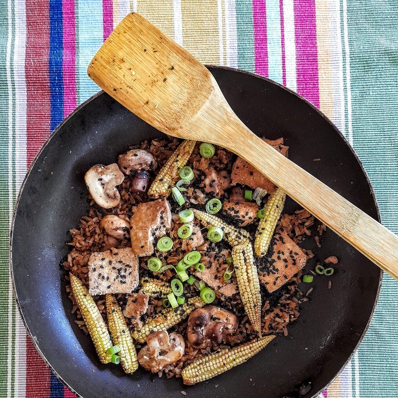 Bamboo Serving/Cooking Utensils - B21 - Flat Spatula/Paddle - 5