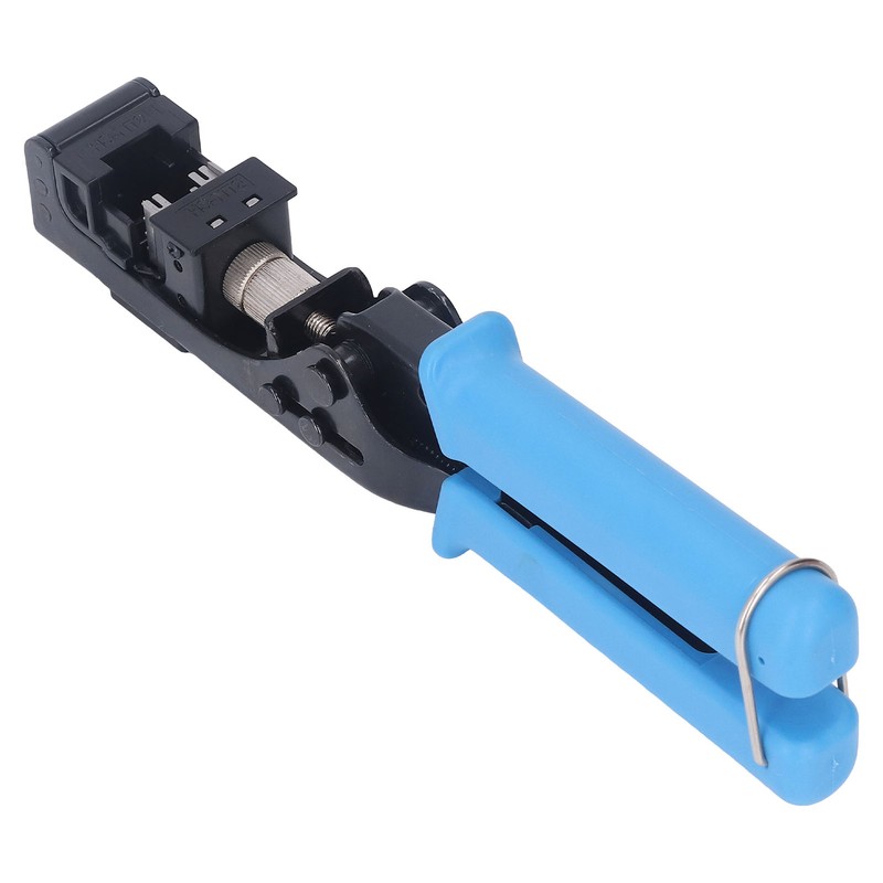 Modular Data Cable Crimper Alloy Steel Flat Mouth Termination Tool