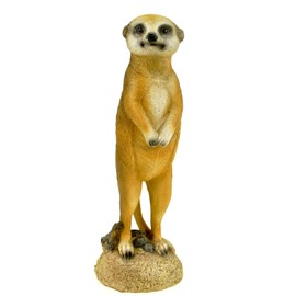 Kremers Schatzkiste Small Meerkat Standing Garden Figurine 20 cm Meercat Animal Figure